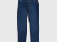 Джинсы Mom с высокой посадкой, Синий