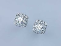 Пусеты из белого золота э4712пс11210703_white