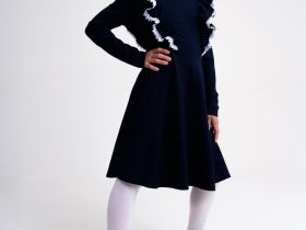 Платье трикотажное для девочек