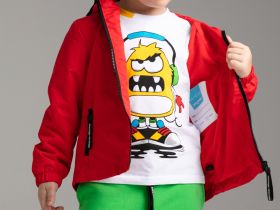 Куртка текстильная с полиуретановым покрытием для мальчиков