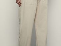 Брюки широкого кроя на резинке