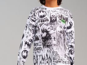 Фуфайка трикотажная для мальчиков (футболка с длинными рукавами)