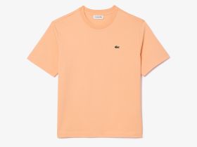 Женская футболка Lacoste свободного кроя из мягкого хлопка