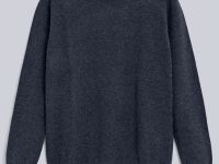 Джемпер прямого силуэта с округлым вырезом