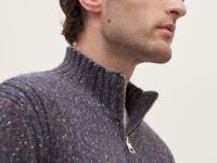 Джемпер прямого силуэта с шерстью