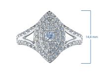 Кольцо из белого золота э4712кц09240356_white