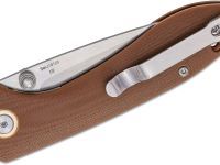 Складной нож CJRB Small Feldspar, сталь D2, рукоять G10, коричневый