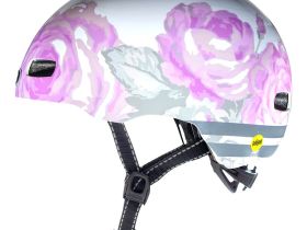 Nutcase Шлем защитный Nutcase Street Delicate Flower, цвет Белый-Розовый, ростовка S