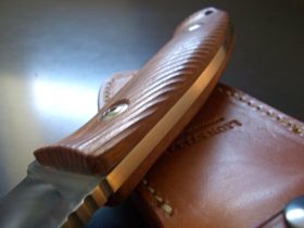 Нож с фиксированным клинком LionSteel M3 ST Santos Wood, сталь Niolox, рукоять палисандр