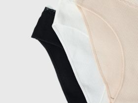 Трусы-слипы с кружевом для девочек, 3 шт., Черный