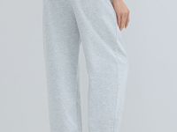 Джоггеры из мягкого трикотажа, Серый