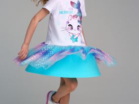 Платье трикотажное для девочек