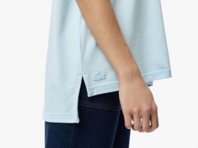 Женская футболка Lacoste из хлопка