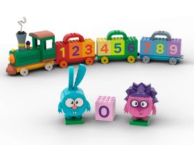 Смешарики AB-1507 Смешарики: Поезд. Учим цифры с Крошем и Ёжиком
