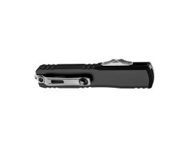 Автоматический нож серрейтор Microtech Ultratech Gen IV T/E 11234-12, сталь M390MK, рукоять алюминий, черный