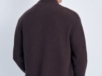 Кардиган на молнии с воротником-стойкой