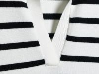 Джемпер с воротником-поло, Белый