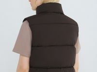 Утеплённый жилет, Коричневый