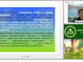 Специальные условия обучения детей с ОВЗ в инклюзивном образовательном процессе с учётом ФГОС