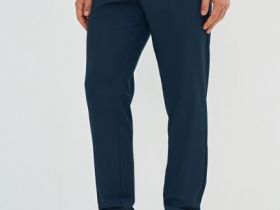 Брюки c микрорисунком, Синий