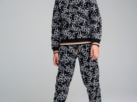 Комплект трикотажный для девочек: толстовка, брюки