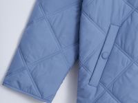 Утепленная куртка свободного силуэта