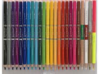 Набор карандашей цветных двусторонних ACMELIAE 24 шт + точилка, в картонном футляре