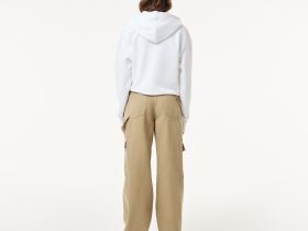 Женские прямые джинсовые брюки Lacoste свободного кроя