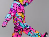 Комбинезон текстильный с полиуретановым покрытием для девочек