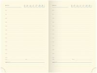 Ежедневник недатированны, кожзам Berlingo "Instinct" В6 136 л, черный/лаванда, с резинкой