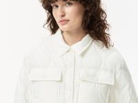 Женская стёганая куртка Lacoste с нагрудными карманами