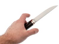 Нож Лидер 1, сталь D2, рукоять карельская береза