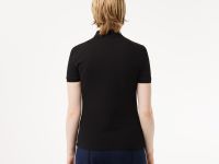 Женское поло Lacoste приталенного кроя из эластичного хлопка