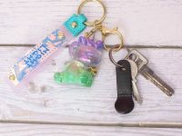 Брелок "Unicorn shine", purple-green