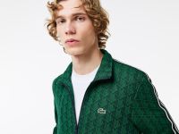 Мужская жаккардовая толстовка Lacoste PARIS с монограммой
