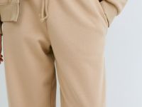 Трикотажные брюки для девочек, Бежевый