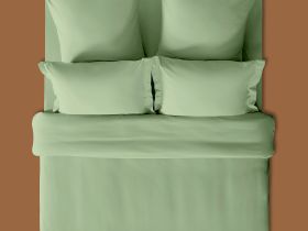 Постельное белье Smoke green