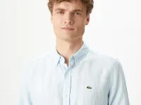 Мужская льнаная рубашка Lacoste