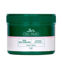 Успокаивающие пэды с центеллой Vt Cosmetics Cica Mild Toner Pad
