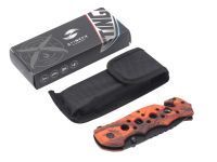 Нож складной Stinger FK-020OR, сталь 3Cr13, рукоять оранжевый алюминий