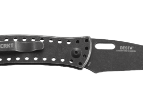 Складной нож CRKT Desta™, сталь 8Cr13MoV, рукоять нержавеющая сталь