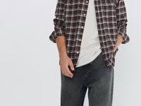 Свободные джинсы Baggy, Серый