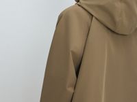 Куртка оверсайз с капюшоном, Бежевый