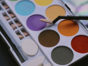 Набор прессованной пастели nuance., Tablette chromatique, яркие оттенки, 10 цв., с инструментами