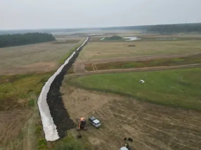 В Мегино-Кангаласском районе отремонтировали участок оросительного канала