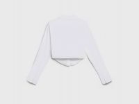 Укороченная блузка для девочек, Белый