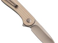 Складной нож Civivi Elementum, сталь D2, рукоять G10, бежевый