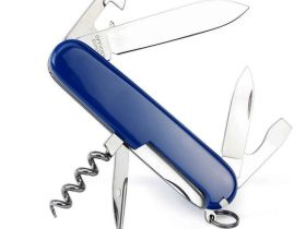 Нож перочинный Victorinox Spartan, сталь X55CrMo14, рукоять Cellidor®, синий, 12 функций, 91мм