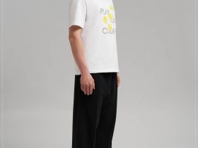 Футболка прямого кроя из джерси