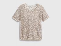 Джемпер с коротким рукавом, Бежевый